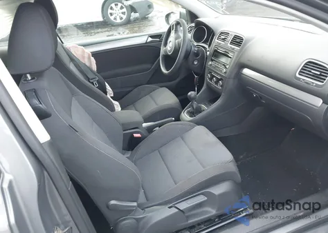 2012 Volkswagen Golf 2.5L 2-Door из США, поврежденный, VIN WVWAB7AJ6CW216984